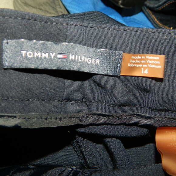 Tommy Hilfiger Blue Dress Pants Size 14 (SS-50) - Picture 3 of 3